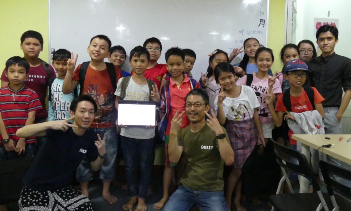 ベトナム、ホイアンでのプログラミング体験会